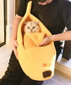Load image into Gallery viewer, Funny Banana Cats Bed House
