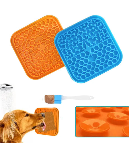 Peanut Butter Lick Pad For Pets: Slow Feeding Mat