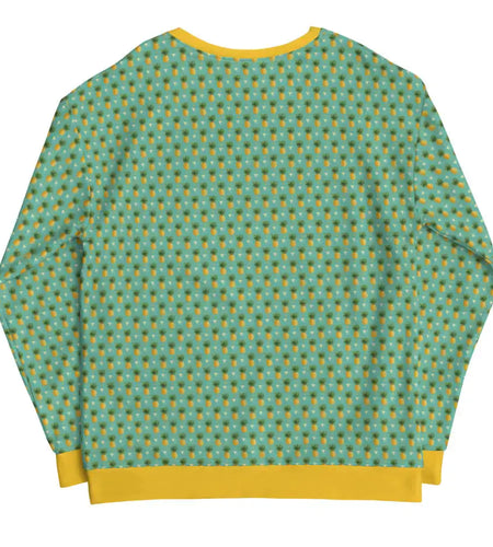 Women's Tropical Pineapple Print Sweatshirt