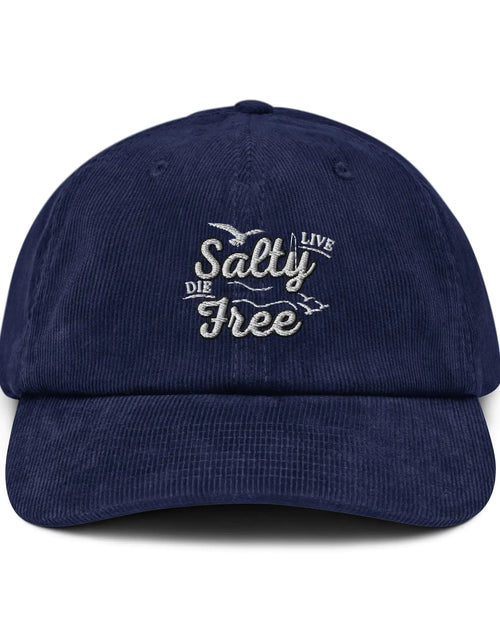 Load image into Gallery viewer, Live Salty, Die Free Corduroy hat
