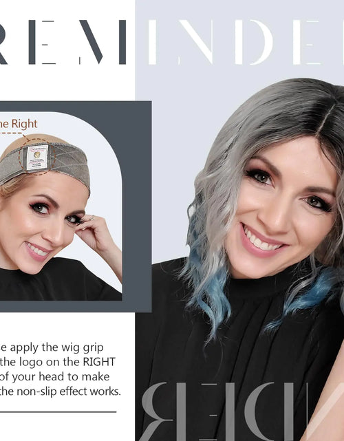 Load image into Gallery viewer, Dreamlover Wig Grip Bands for Keeping Wigs in Place, Wig Grip Headband, Grey, 2 Pieces
