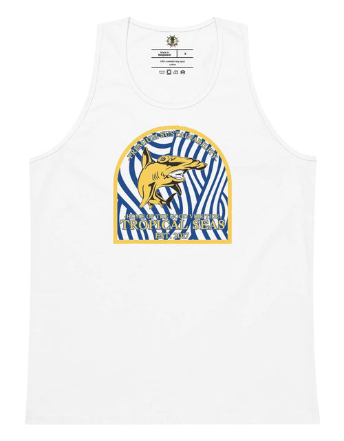 Load image into Gallery viewer, Men’s Premium Hammerhead Shark Tank Top
