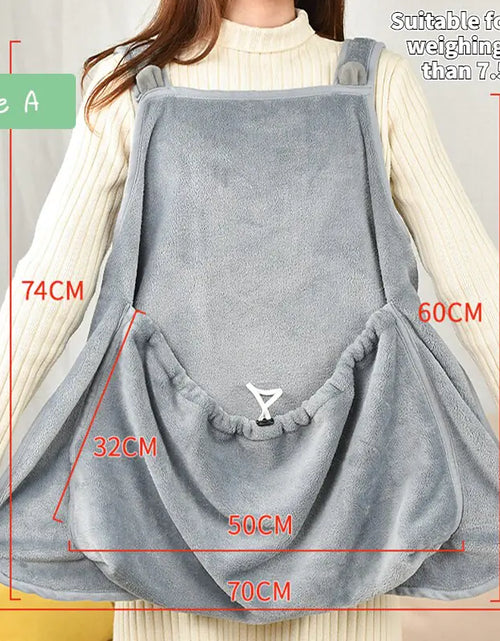 Load image into Gallery viewer, Winter Plush Pets Carrier Pouch
