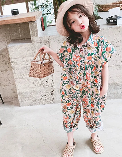 Load image into Gallery viewer, Summer Floral Pant For Children
