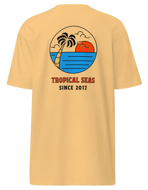 Load image into Gallery viewer, Men’s Premium Palm Paradise Heavyweight T-shirt
