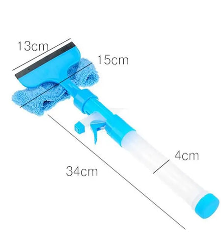 Multifunctional Window Cleaner With Spray Handle