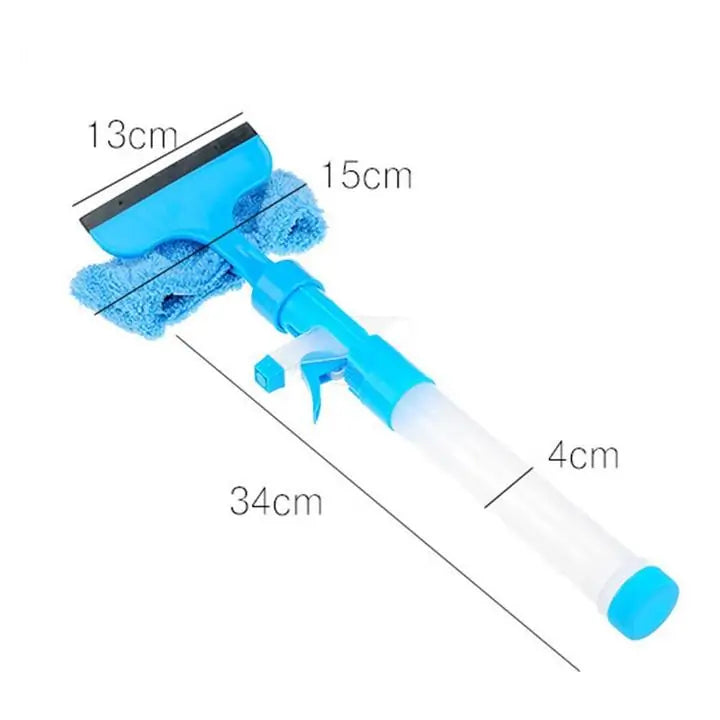 Multifunctional Window Cleaner With Spray Handle