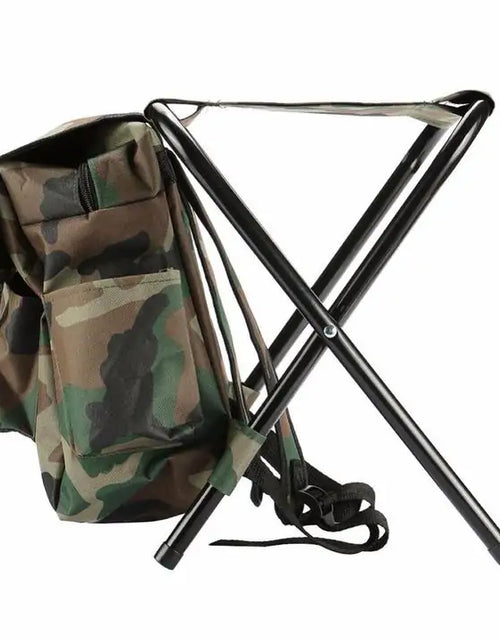 Load image into Gallery viewer, Folding Stool Backpack
