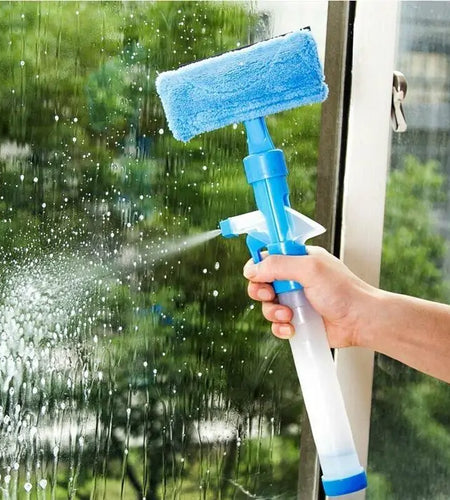 Multifunctional Window Cleaner With Spray Handle