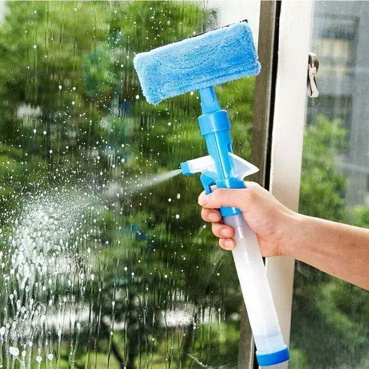 Multifunctional Window Cleaner With Spray Handle