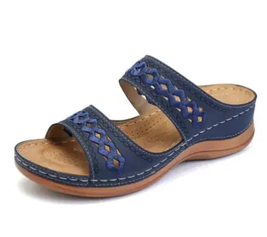 Load image into Gallery viewer, Open Toe Vintage Slippers

