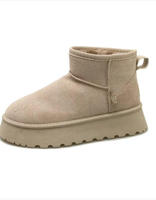 Load image into Gallery viewer, Winter-Ready Fleece-Lined Suede Cotton Shoes – Cozy All-Match Style
