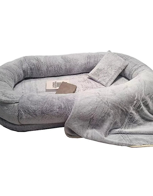 Load image into Gallery viewer, Oversized Human Dog Bed - Removable &amp; Washable
