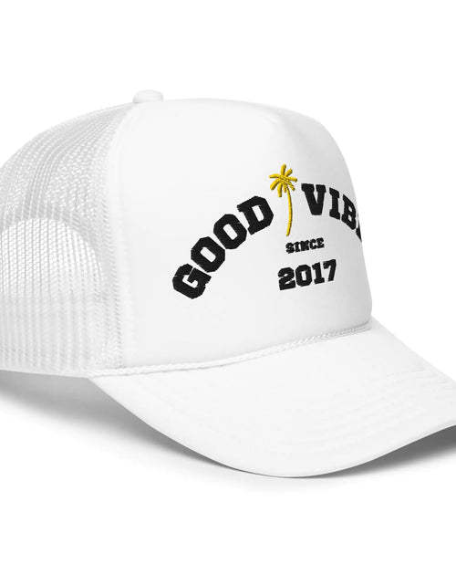 Load image into Gallery viewer, Beachy Good Vibes Foam Trucker Hat
