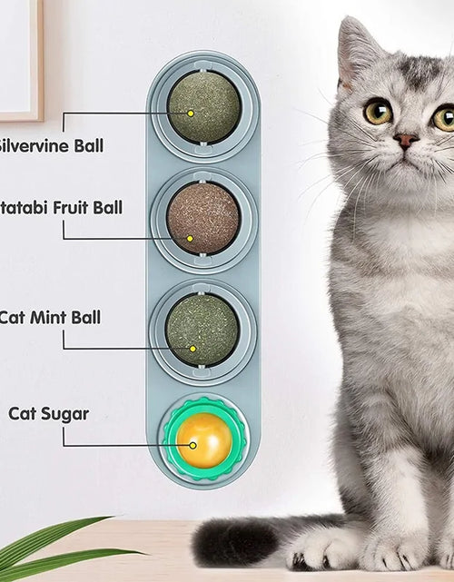 Load image into Gallery viewer, Catnip Wall Ball Toys For Cats
