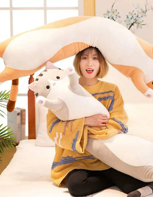 Load image into Gallery viewer, Cat Cuddly Toy Side Sleeper Pillow Children
