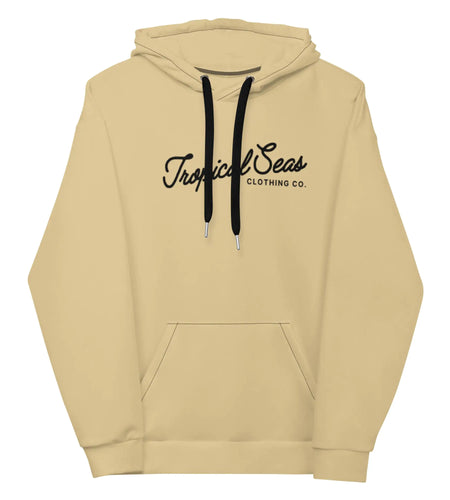 Beige Tropical Seas Hoodie
