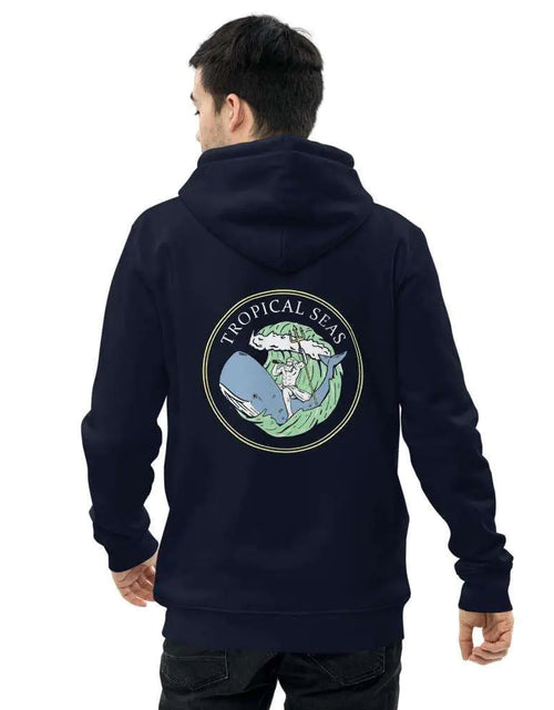 Load image into Gallery viewer, Neptune’s Whale Ride Unisex essential eco hoodie

