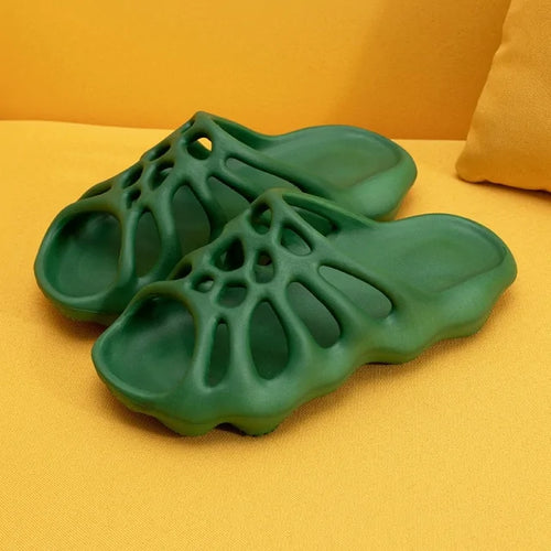 Load image into Gallery viewer, Cut Out Platform Slippers
