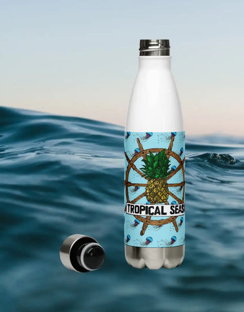 Load image into Gallery viewer, Tropical Seas Jellyfish Stainless Steel Water Bottle
