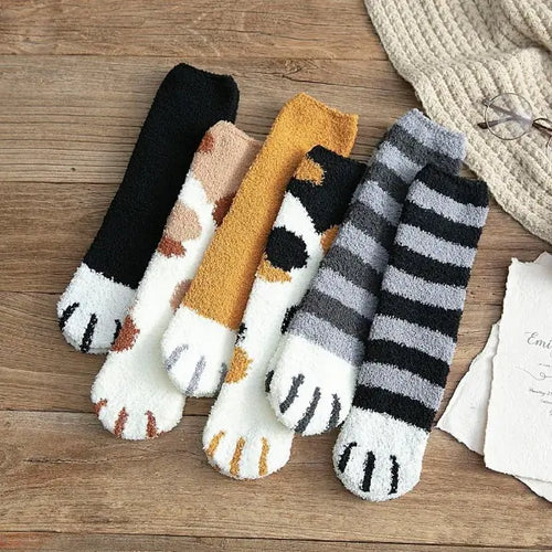 Load image into Gallery viewer, Cat Paw Socks
