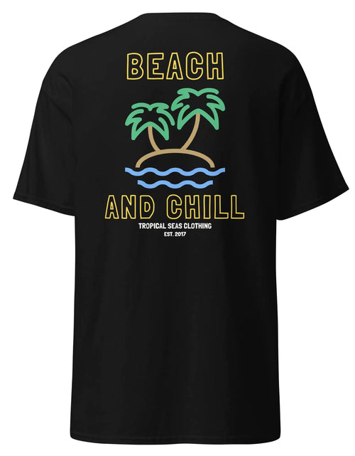 Load image into Gallery viewer, Embroidered Beach and Chill Classic Tee
