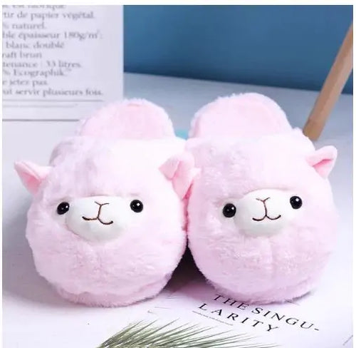 Load image into Gallery viewer, Fluffy Alpaca Slippers
