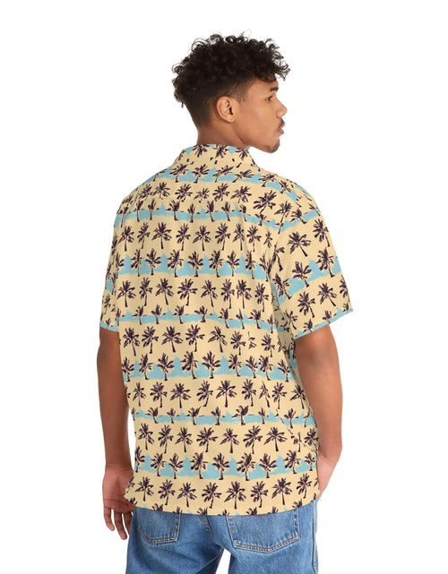 Load image into Gallery viewer, Men&#39;s Tropical Sunset Hawaiian Shirt

