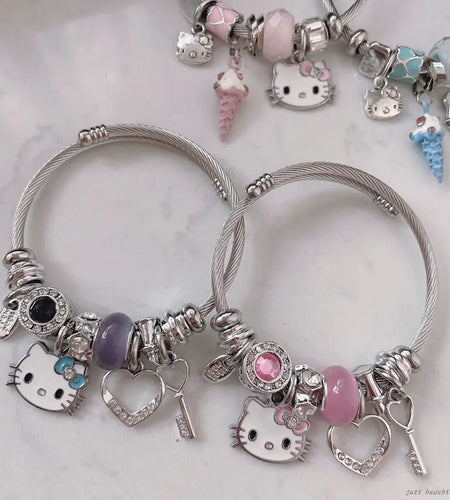 Crystal Love Beaded Bracelets