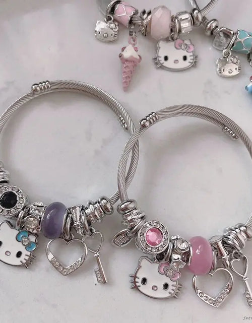 Load image into Gallery viewer, Crystal Love Beaded Bracelets
