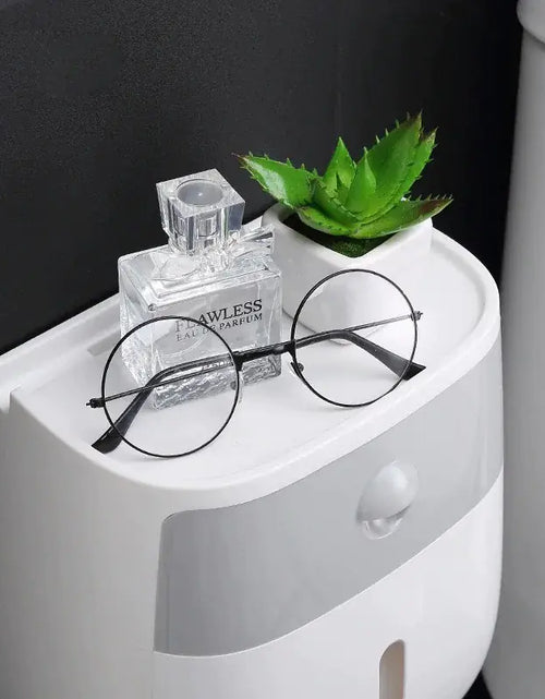 Load image into Gallery viewer, Multipurpose Wall Mounted Toilet Paper Dispenser
