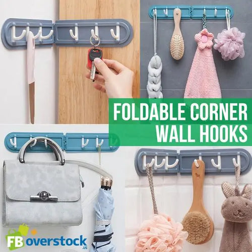 Load image into Gallery viewer, Foldable Corner Wall Hooks
