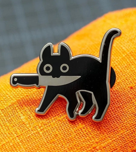Black Cat Brooch