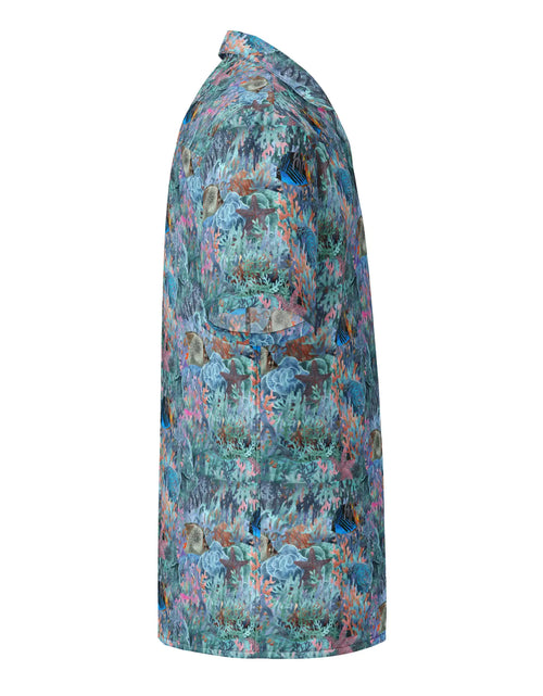 Load image into Gallery viewer, Marine Life Party Button Down Hawaiian Shirt - Coastal Summer 2024 Collection
