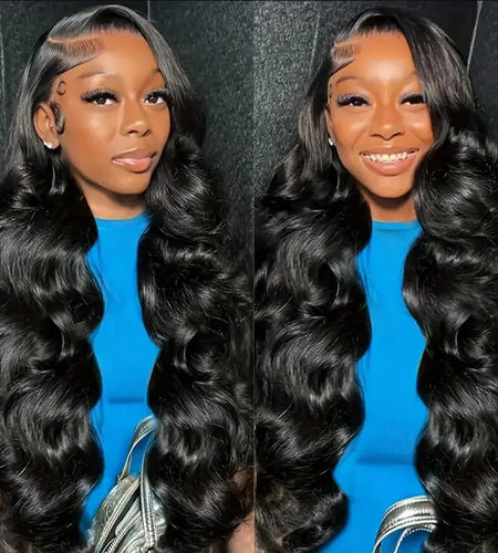 13x6 HD Lace Front Wigs Human Hair Pre Plucked 180% Density Body Wave Closure Wigs Human Hair for Women Human Hair Wig with Baby Hair Natural Color 24 Inch 13x6 Body Wave Human Hair Wig