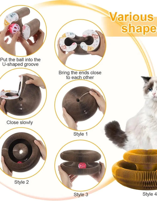 Load image into Gallery viewer, Magic Organ Cats Scratcher Toy
