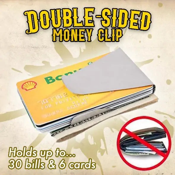Multifunctional Double Sided Money Clip