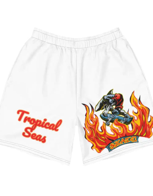 Load image into Gallery viewer, Shark Skate Athletic Long Shorts

