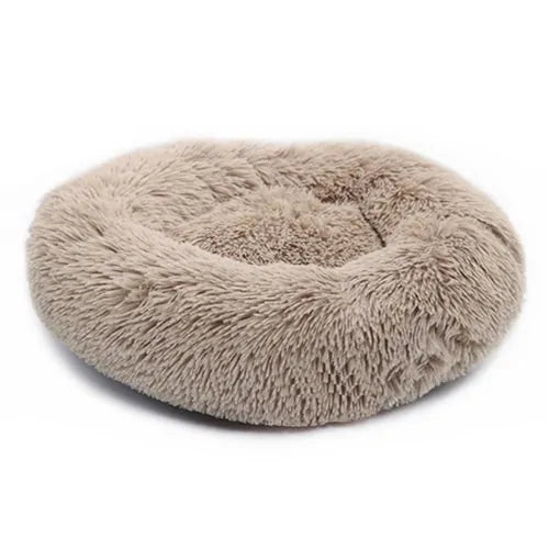Load image into Gallery viewer, Cozy Round Pet Lounger Bed for Large Dogs and Cats
