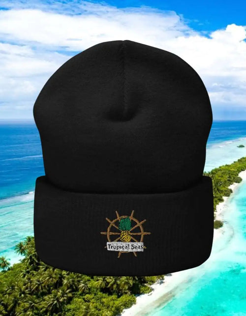 Load image into Gallery viewer, OG Tropical Seas Cuffed Beanie
