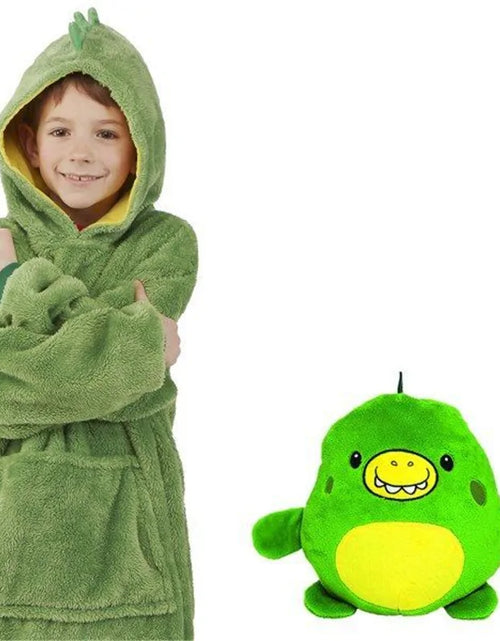 Load image into Gallery viewer, Dinosaur Hooded Sweatshirt
