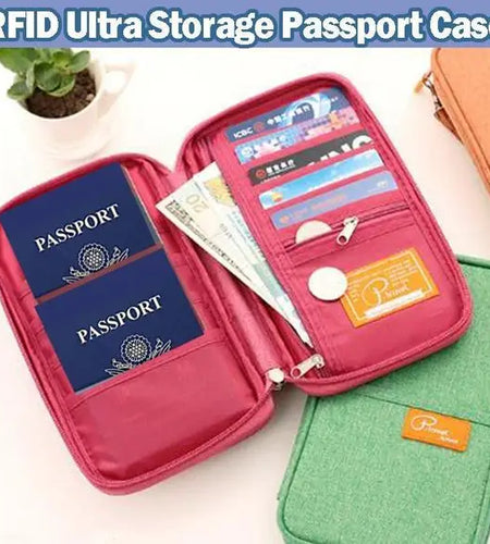 RFID Ultra Storage Passport Case