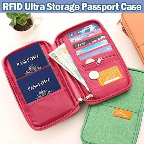 Load image into Gallery viewer, RFID Ultra Storage Passport Case
