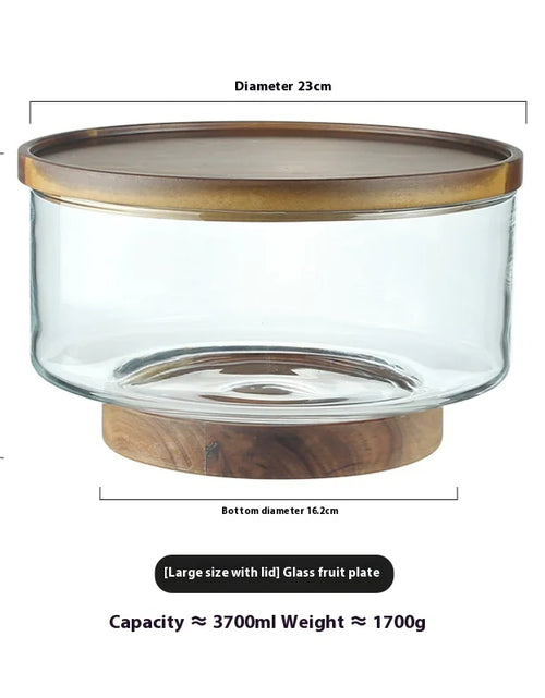 Load image into Gallery viewer, Fruit Bowl with Wooden Base
