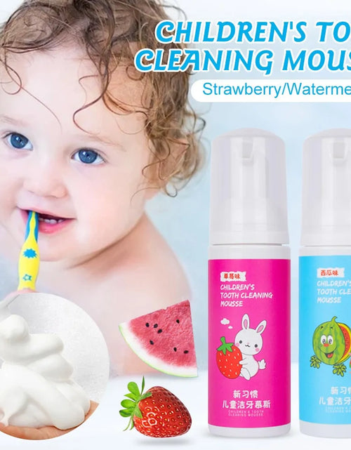 Load image into Gallery viewer, Children Mousse Toothpaste
