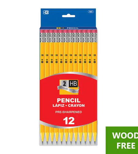 Pre-Sharpened #2 Yellow Pencil (12/Pack)