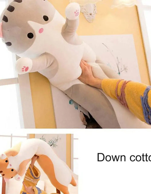 Load image into Gallery viewer, Cat Cuddly Toy Side Sleeper Pillow Children

