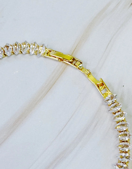 Load image into Gallery viewer, Marquise Cut Sparkle Tennis Necklace

