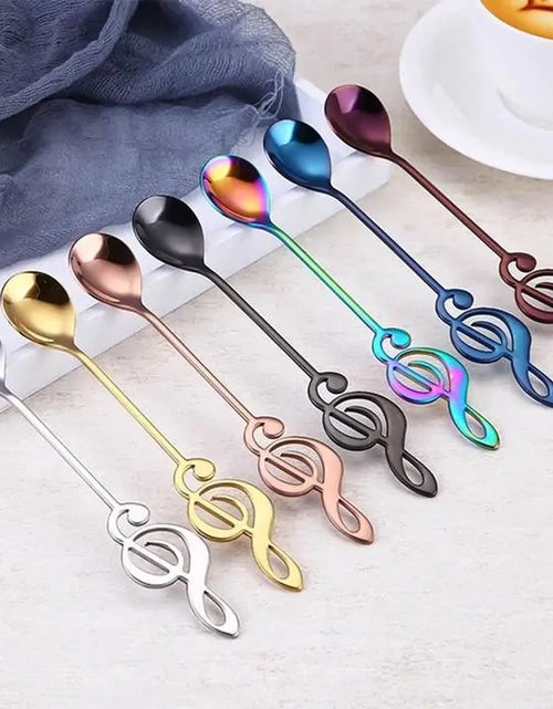Load image into Gallery viewer, Musical Note Coffee Spoons
