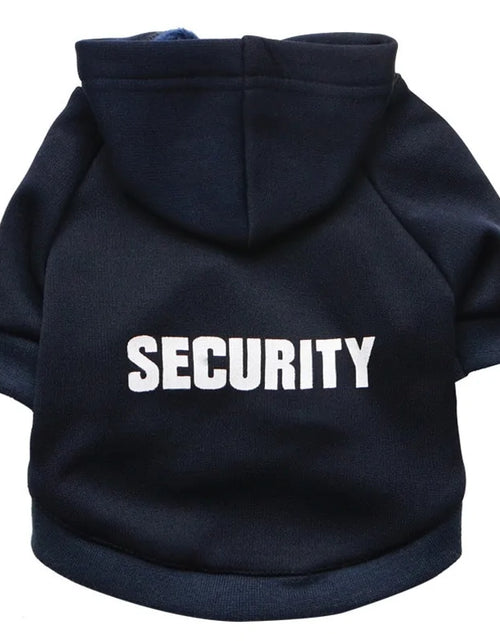 Load image into Gallery viewer, Security Dog Clothes Small Dog Hoodie Coat
